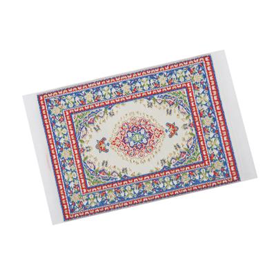 1:12 Dollhouse Mini Carpet Portable Miniature Woven Rug Decoration Kid Gift Accessories