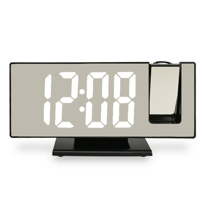 

Digital Alarm Clock for Bedroom Easy to Set with Projection on Ceiling Wall 1 чёрный
