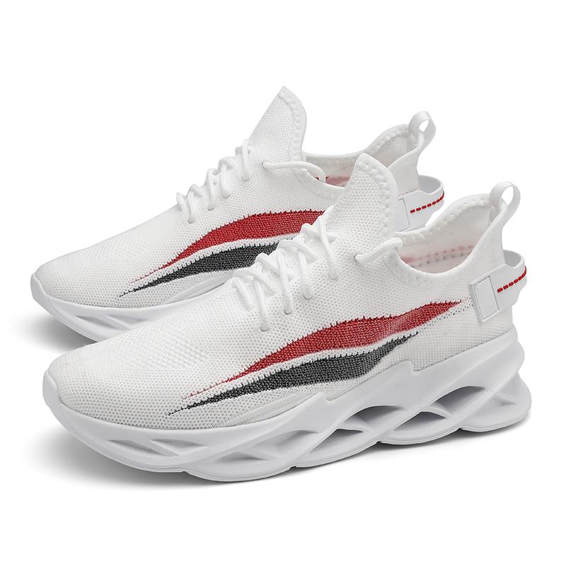 Дышащая мужская повседневная обувь Нескользящая и модная мужская обувь Сетка Удобные и легкие мужские кроссовки обувь 39