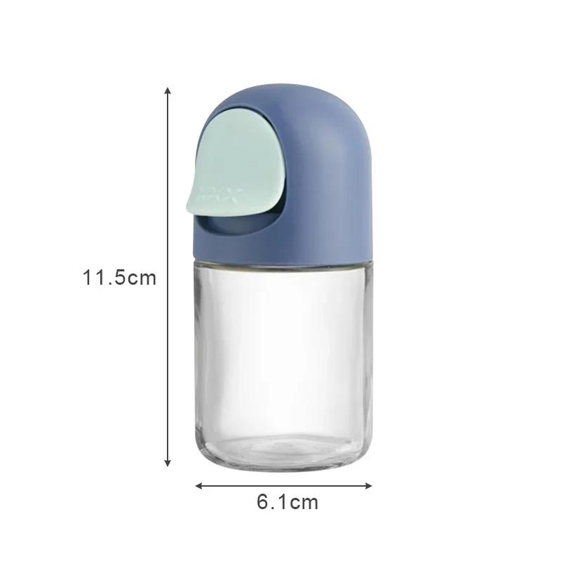 

Salt Dispenser 0.5G Metering Sugar Shaker Jar Spice Organizer Salt Tank Sugar Bottle Kitchen Organizer and Storage Container синій
