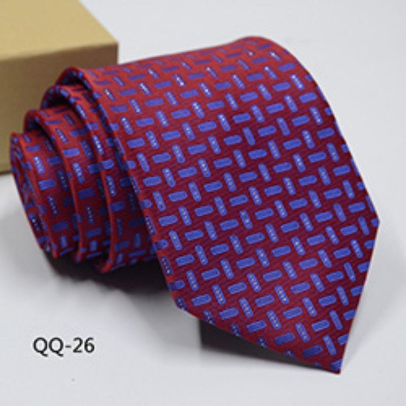 Men'S Dress Business Casual Professional Groom Wedding Best Man Striped Jacquard Fine Gentleman Men'S Premium Tie