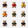 Cute Cartoon Animal Plush Toy Keychain Backpack Keychain Long Leg Frog Bear Lion Bread Dog Teddy Bear Expression Doll Cute Gift