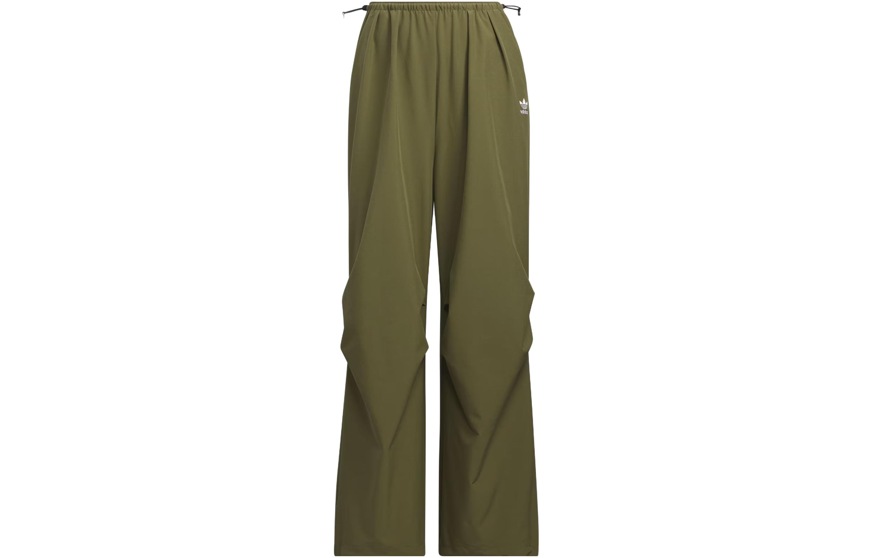 Adidas Originals Parachute Sports Pants Women s Dark Olive Green IY9498 XL