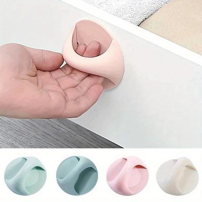 10 Pièces/Ensemble Meubles Nordiques Fenêtre en Verre Porte Coulissante Poignée Auxiliaire Auto-Adhésive Forte Sans Couture Poignée à Ventouse pour Armoire Ménagère