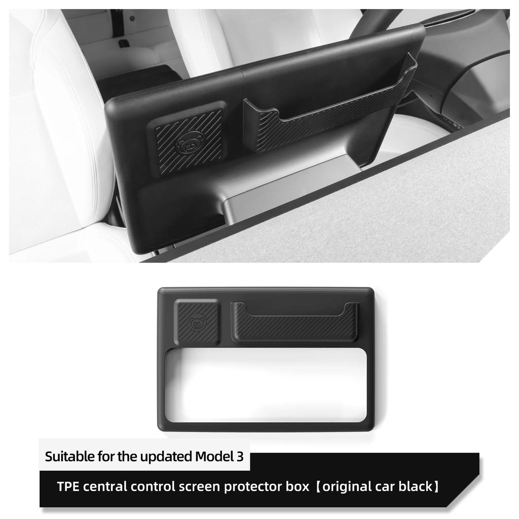 Pentru Tesla Model 3 Highland Husă Protectoare Ecran Afișaj Control Central Protector TPE Cadru 2025 Accesoriu Interior Auto