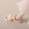 Two wearing sandals women's summer new fashion pearl versatile Roman shoes fairy style platform sandals ins