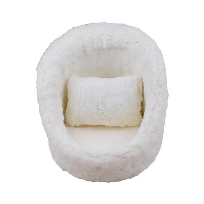 

Baby Studio Photo Accessories Sofa Props Newborn Posing Seat Full Moon Shooting Chair Decorative Practical Stable Baby Photo покинуть белый