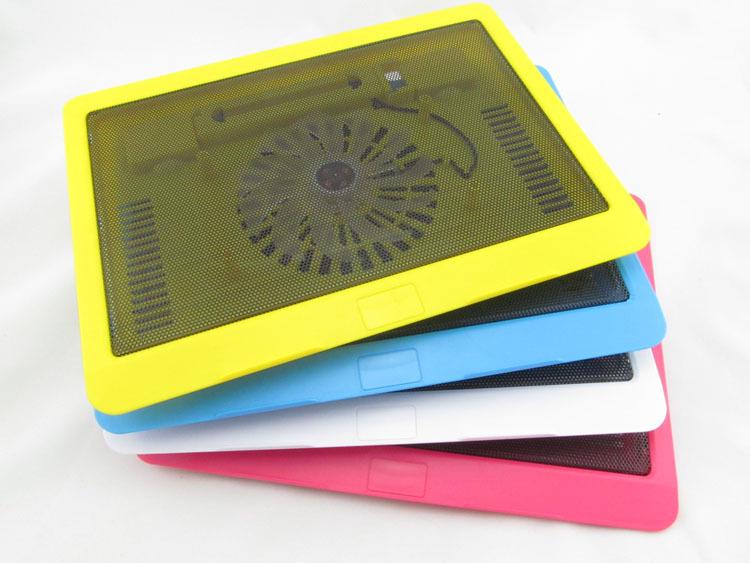 N19 Silent Colorful Laptop Cooling Fan with Suction Base