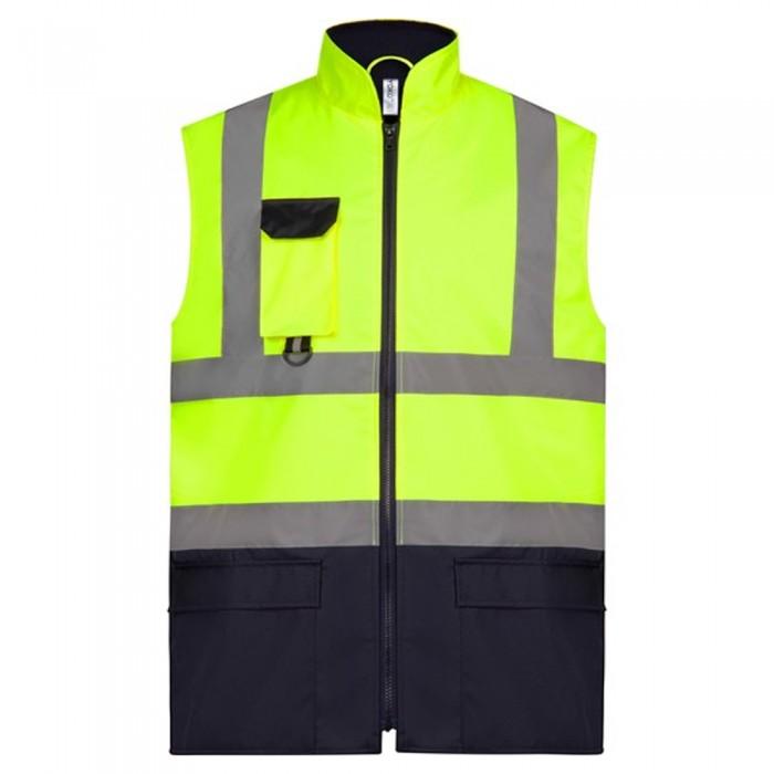 Yoko Mens Two Tone Hi-Vis Vest
