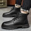 Mens Low Top Sneakers Genuine Leather Male Walking Boots New Men's Motorcycle Boots New Arrival Outdoor Men Basic Boots