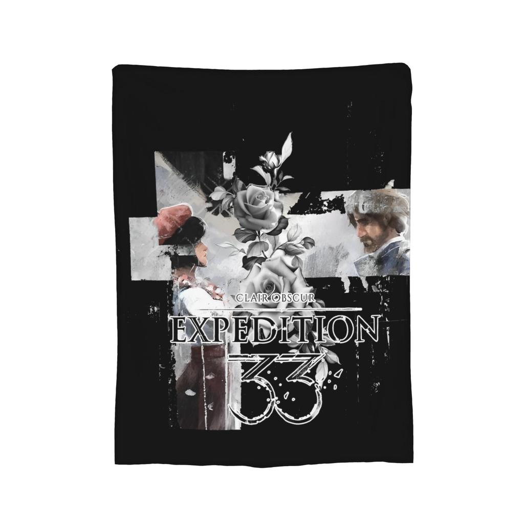 Esquie Clair Obscur Expedition 33 Tarot Card Blanket Fleece Printed   Warm Throw Blankets for Bedding Travel Bedding Throws