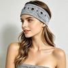 Hollowed Out Eyelets Punk Hairband Sweet Style Vintage Headwrap Retro Face Wash Headband  For Women