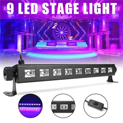 Lumière de scène LED UV 27W 47cm, barre de noël Disco Halloween fête lampe Club noir