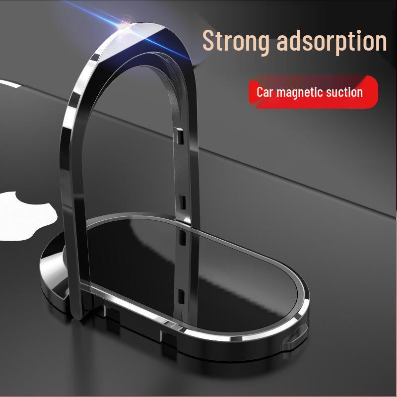 Adhesive Metal Hook Phone Ring Stand with Suction Cup