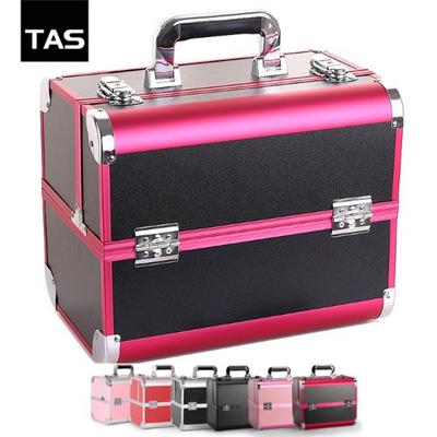 TAS kosmeetikakott meigikarp, roosa must, 1 tk