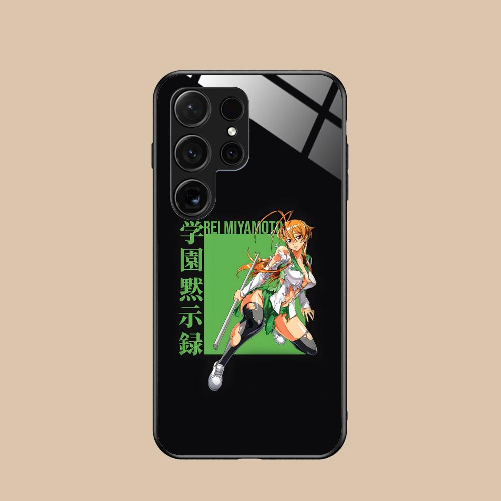 

Highschool Rei Miyamoto Phone Case for Samsung Galaxy A56 55 54 53 52 51 36 35 34 23 16 15 5G Glass Colorful Cover Luxury Cover Galaxy A16