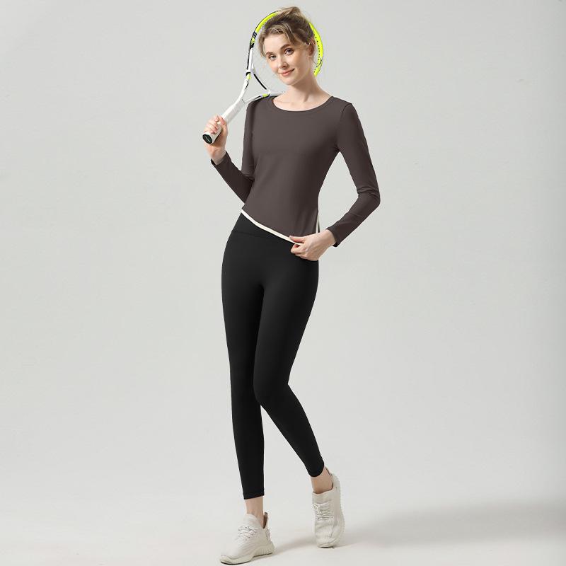 

Women s 2025 Autumn/Winter Yoga & Pilates Long Sleeve Fitness Set Medium