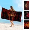 Slayer Heavy Metal Band Music Bath Towel Microfiber Soft Water Absorbing Breathable For Girl Kids Decorative Cartoon