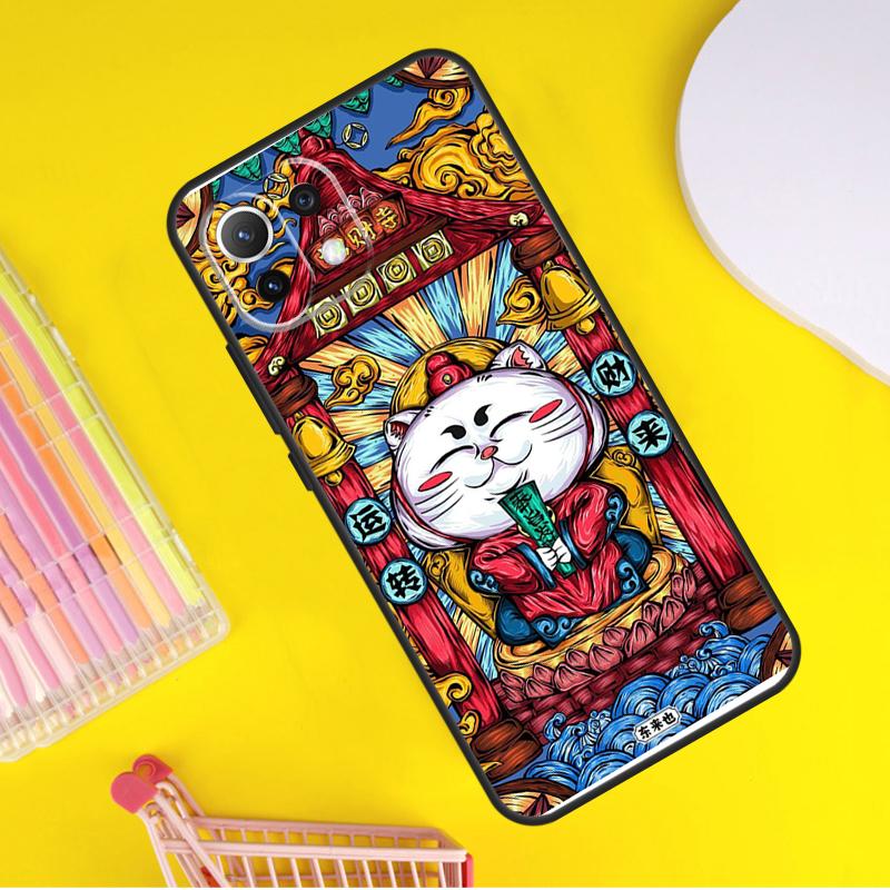 Cat Dragon Rabbit Chinese Style Cover For Xiaomi 14 Ultra 13 11T 12T 13T 14T Pro POCO X7 X6 Pro X3 X5 F3 F5 M6 F6 Pro Case