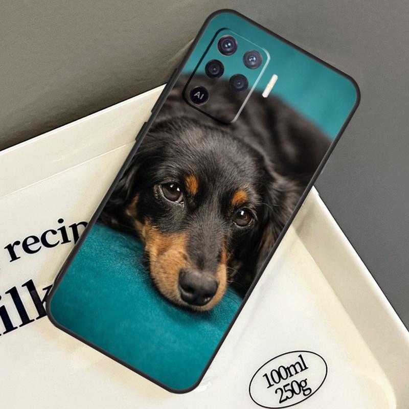 Dachshund Dog For Oppo A18 A38 A58 A78 A98 A5 Pro A96 A76 A16 A94 A74 A54 A15 A40 A60 A80 A17 A57 A77 Case