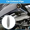 X AUTOHAUX Flexible Bellows Muffler Flexible Pipe Exhaust Flexible Pipe Tube Stainless Steel Pipe Car Exhaust Manifold Tube Universal Flexible with