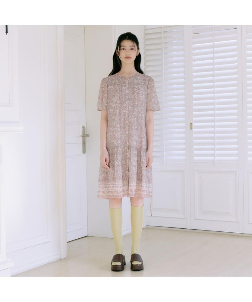 THURSDAY ISLAND Border Mix Mini Dress_T264Mop244W