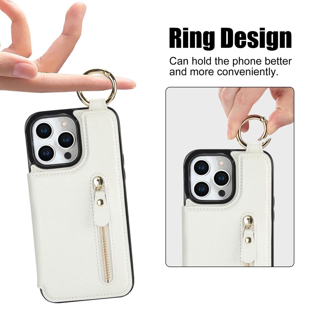 iPhone 15 Leather Case: Multifunctional Wallet & Protective Apple 14 Pro Max Case
