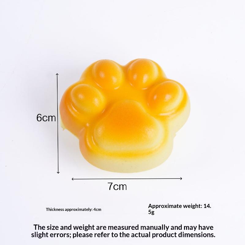 Cute Cat Paw  Toy Slow Rebound Soft Squeeze Fidget Stress Reliever for Kids Adults Party Favor Gift