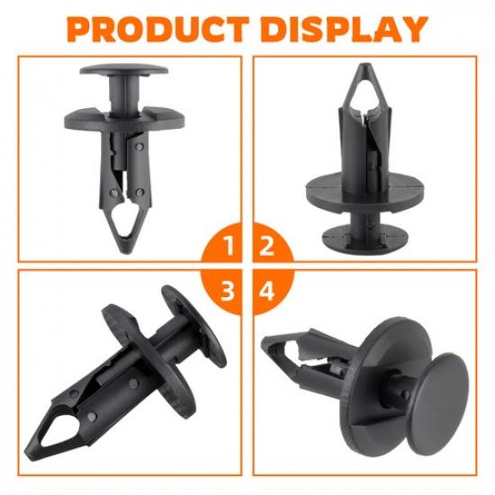 50pcs Fender Clips Body Rivets PLASTIC for HONDA TRX 400 EX 400EX 300EX TRX450R