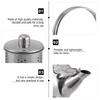 Stainless Steel Teapot Portable Thicken Tea Kettle Large Capacity Water Kettle For Home Use With Strainer Lightweight