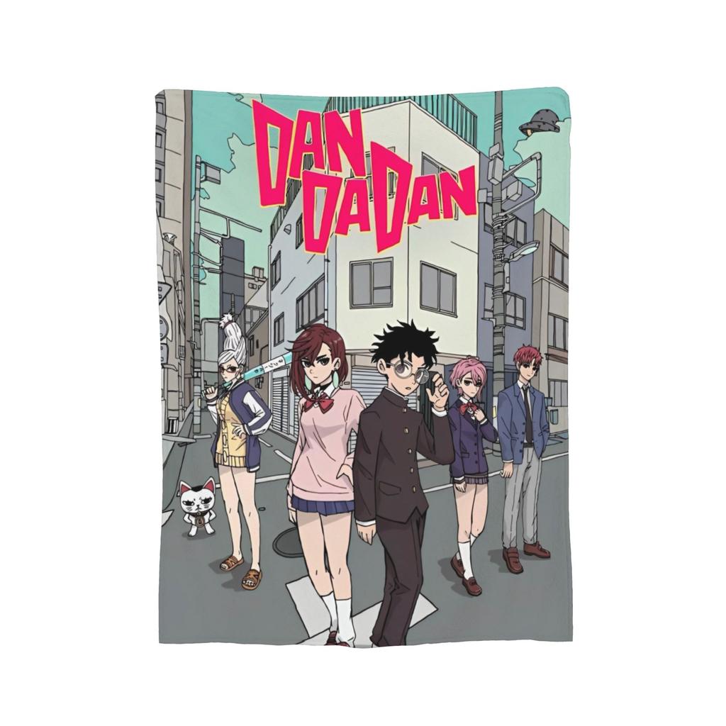 Turbo Granny Dandadan Anime Flannel Blankets  Creative Throw Blanket for Bed Sofa Couch 200x150cm Plush Thin Quilt,