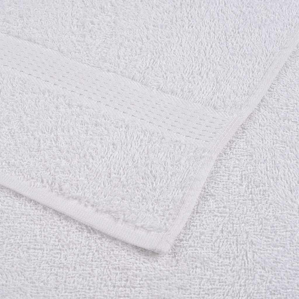 Vidaxl Ręczniki Kąpielowe, 2 Szt., Białe, 70X140 Cm, Bawełna 100%