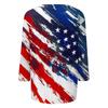 Long Sleeve Shirts for Women Womens Long Sleeve Tops Long Sleeve Tops for Women Womens Long Sleeve T Shirts Butterfly Print Flag V Neck