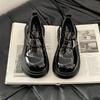 Fashion platform heightening loafers women's 2025 summer new casual British style small leather shoes single shoes Mary Jane shoes