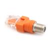 RF Female To RJ45 Male Coaxial Barrel Coupler Adapter Coax Adapter, RJ45 To RF Connector BNC F-Type Connector