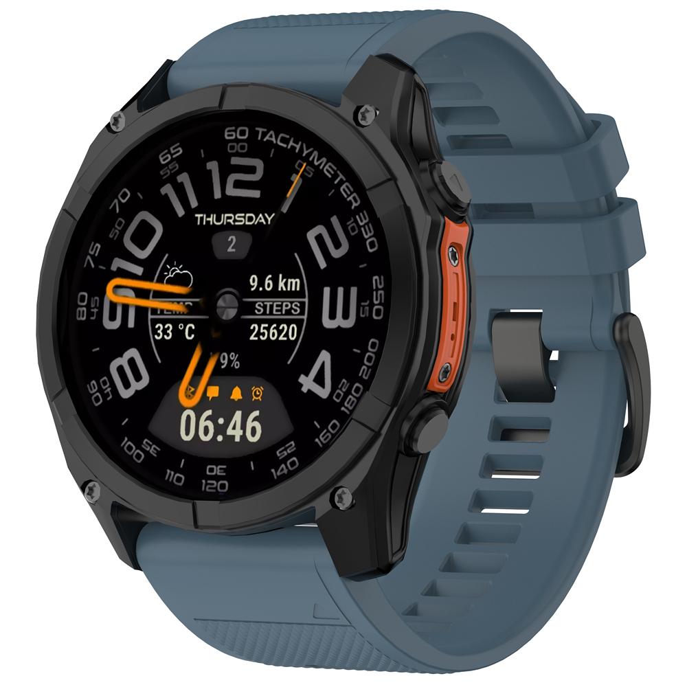 22 26mm Silicone Strap For Garmin Quatix 8/Tactix 8 7Pro/Fenix5 5x Puls 7 7x 6 6x 8 Pro 47mm 51mm/D2 Bravo Quick Fit Sports Band