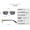 Women Trendy Luxury Steampunk Sunglasses Fashion Metal Double-Bridge High-End Large-Frame Shades Eyewear Classic Driving Shades