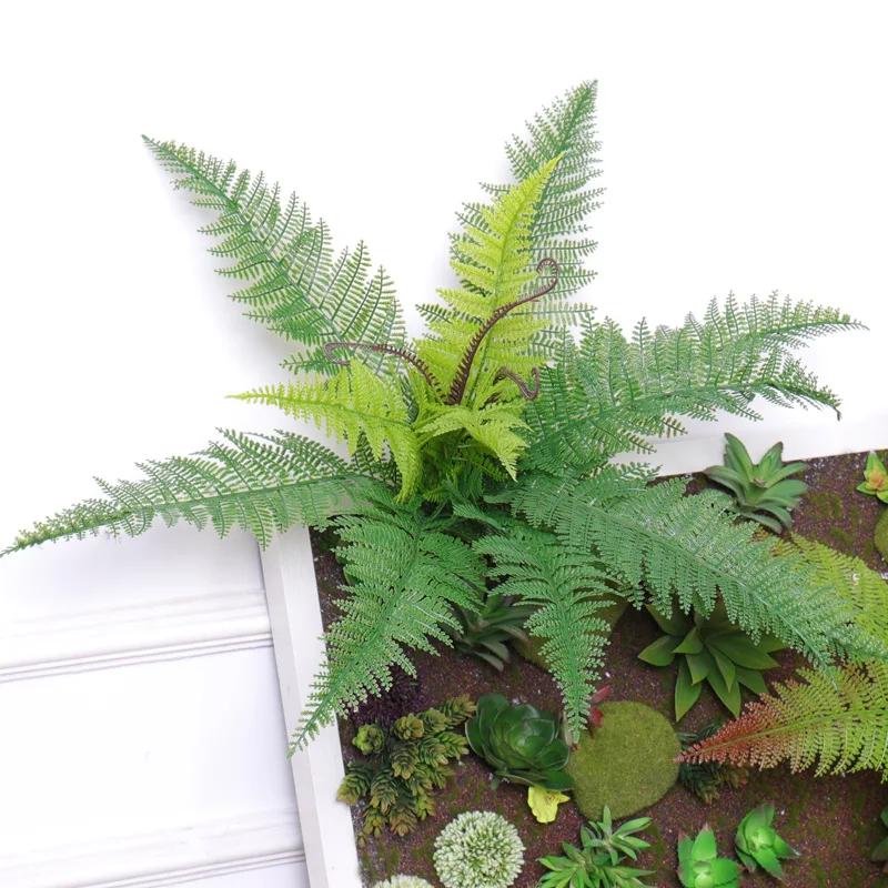 Artificial Persian Fern Leaf Plastic Plants Fake Flower Hotel Decorative Simulation Persians Leaves Green Plant Study Decoration