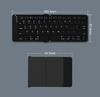 Foldable Bluetooth Keyboard Wireless Folding Keyboard for iPhone Ipad Smartphone Mini Rechargeable Travel Keyboard Russia/Korea