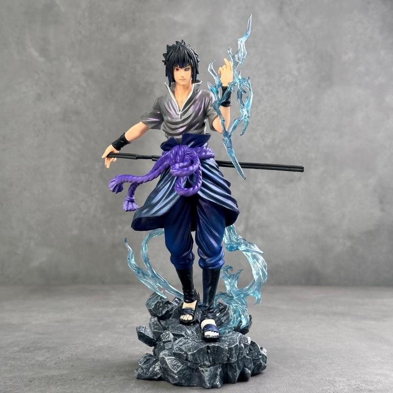 Naruto Animation Ten Years Hundred Ninja Naruto Sasuke Doll Animation Peripheral Scene Table Model Ornament Gift Wholesale