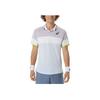Asics Soft Comfortable Breathable Versatile Short Sleeve Polo Shirt Men Tops Light-Purple 2041A246-501