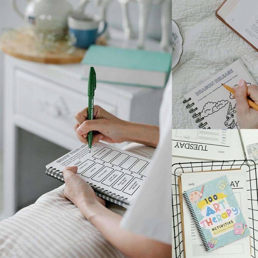 Art Plan Table Art & Emotions Guidebook Pencil Colouring Booklet  Student