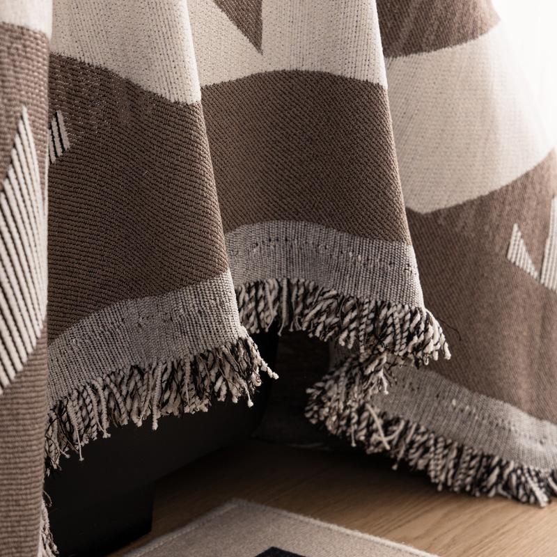 Capa de Sofá Estilo Étnico Chenille Tapetes de Sofá Colcha Cobertura Total Antiderrapante Protetor de Sofá Universal Sofá Cobertor de Camping