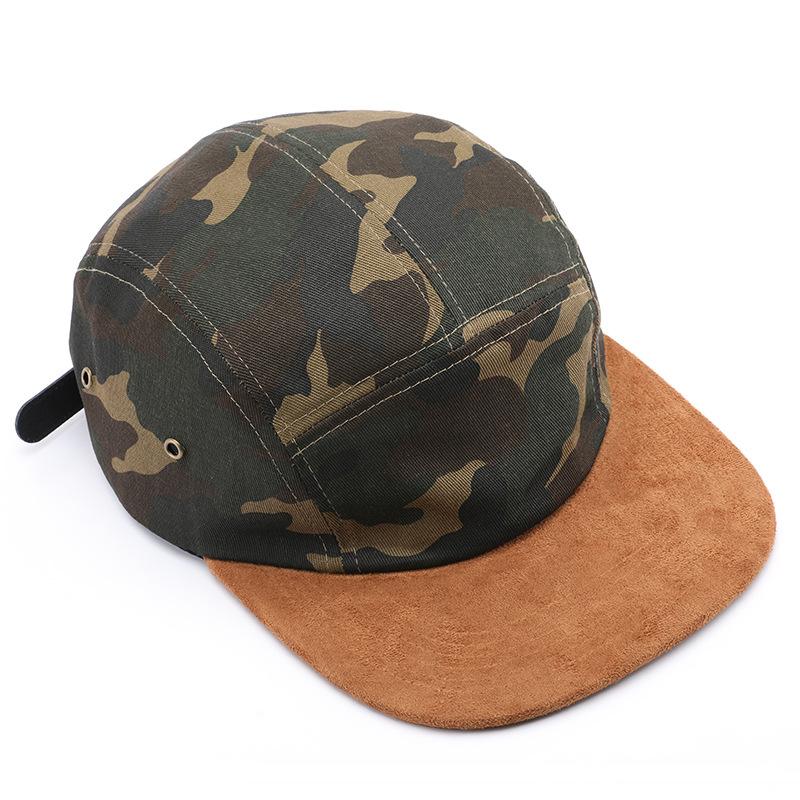 European and American Fashion Camouflage Hip-hop Hat Literary and Retro Couple Flat-brimmed Cap Street Trend Tooling Hat