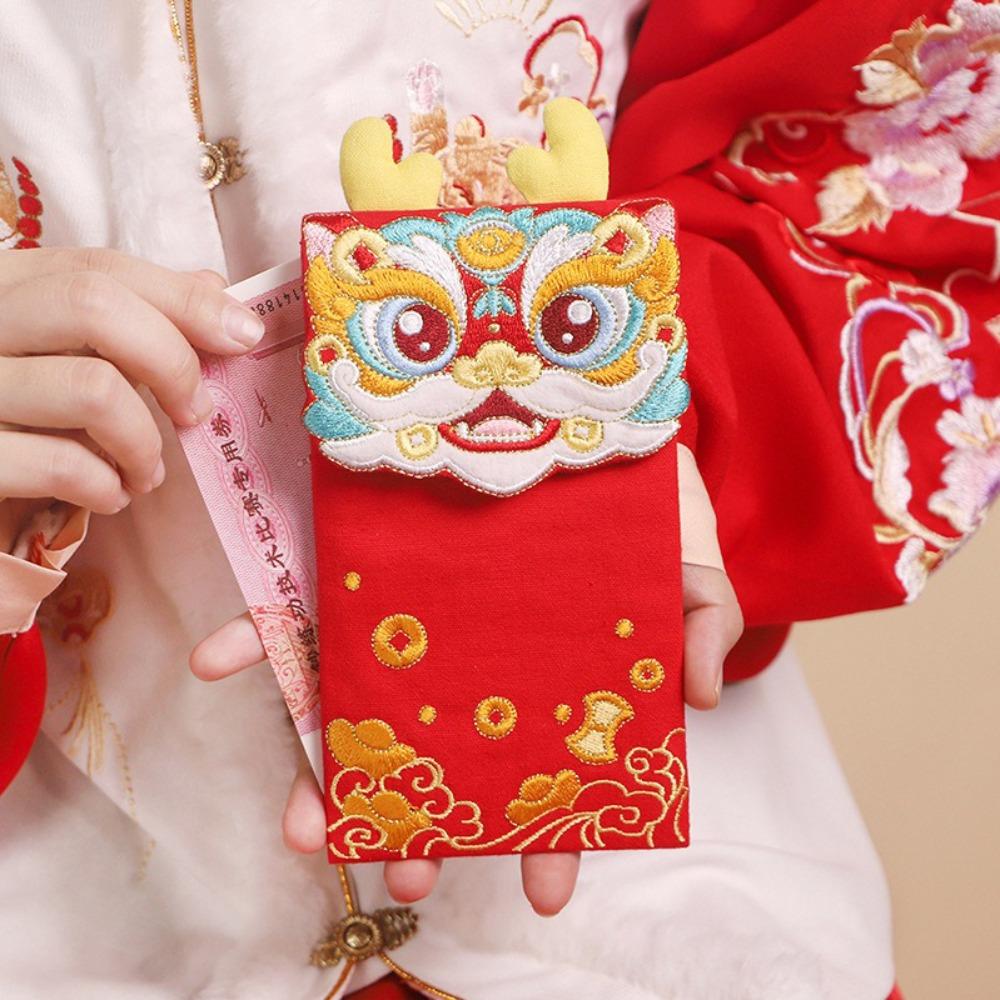 Traditional Thickened Money Envelopes Cartoon Horse Hongbao Red Envelopes  New Year Celebration