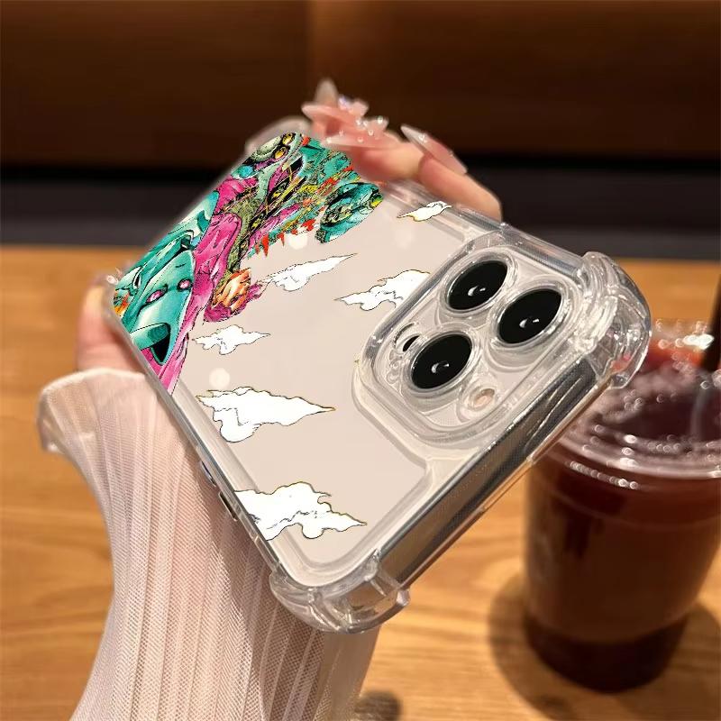 JoJos Bizarres Anime Abenteuer Handyhülle Für iPhone 17 Air 16 e 15 14 13 12 11 Pro Max Plus Mini SE 2020 2022 Weiche Hülle