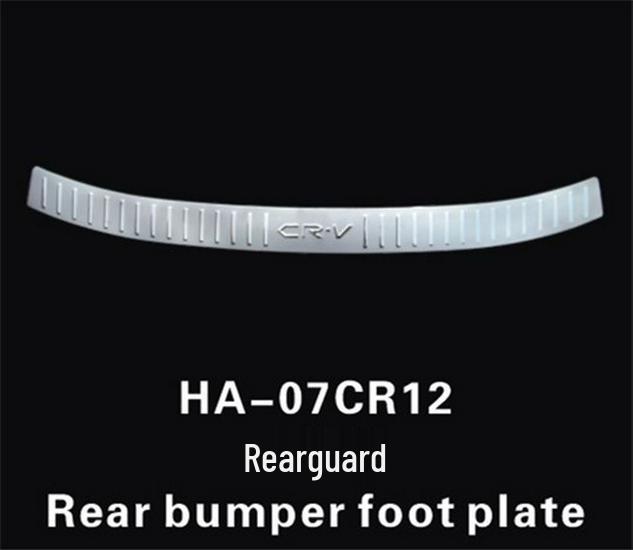 Honda CRV Rear Bumper Guard & Outer Sill Strip (07-11, 10 Models) Stickers