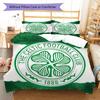 Ensemble de couette Celtic Football Club Housse de couette Taie d'oreiller Décoration de maison Cadeau d'anniversaire (1 housse de couette + 2 taies d'oreiller, sans garniture.)