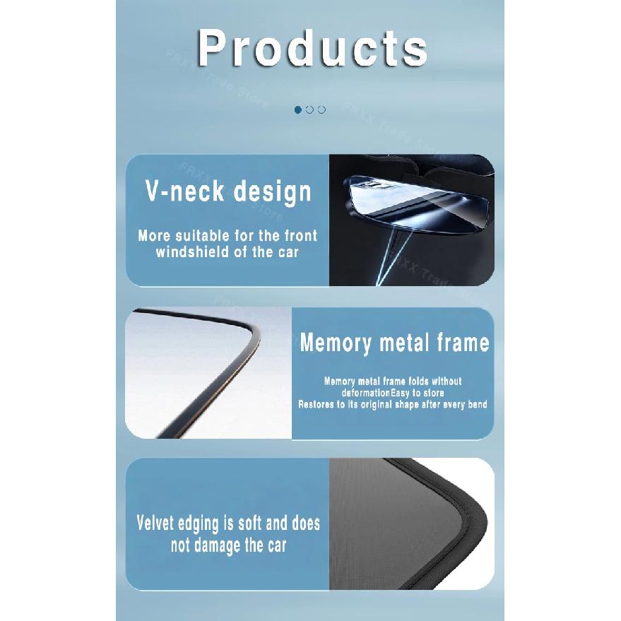 For Jetour X70 Plus 2020~2025 2022 2023 Car Sun Visor Front Windshield Sunshade Heat Insulation Summer Cooling Auto Accessories