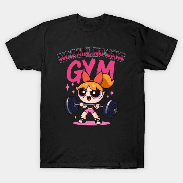 

Men Black Print T-shirt Blossom No Pain No Gain Gym No-Cut Transfer Paper Print Cotton Tshirt XL чёрный